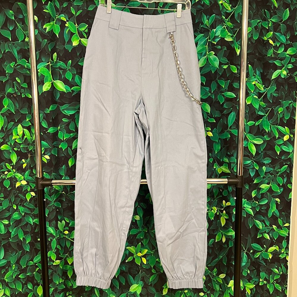 NWT UO I.AM.GIA Sky Blue Pants w/ Chain (Large)